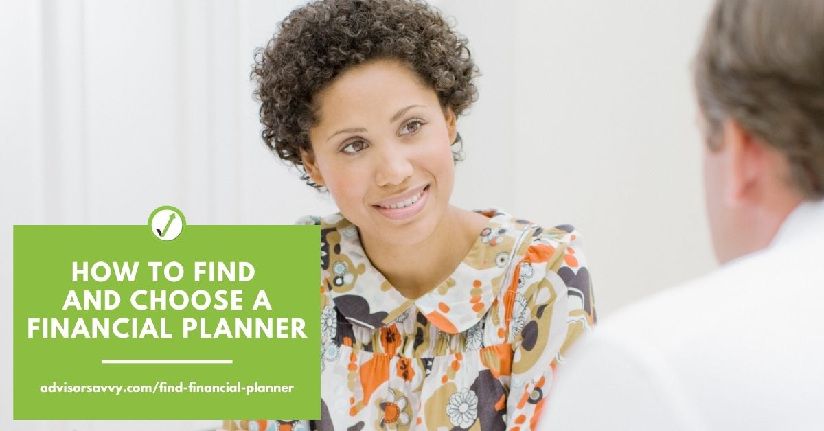 How to find and choose a financial planner