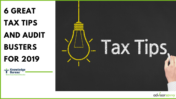 6 Tax tips for 2019