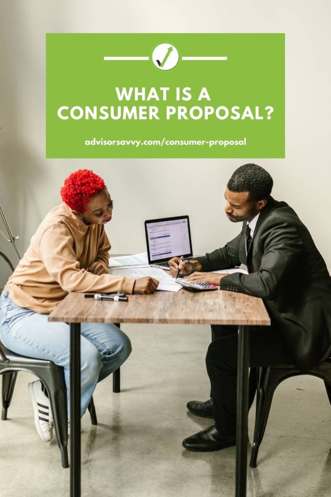 What is a consumer proposal?