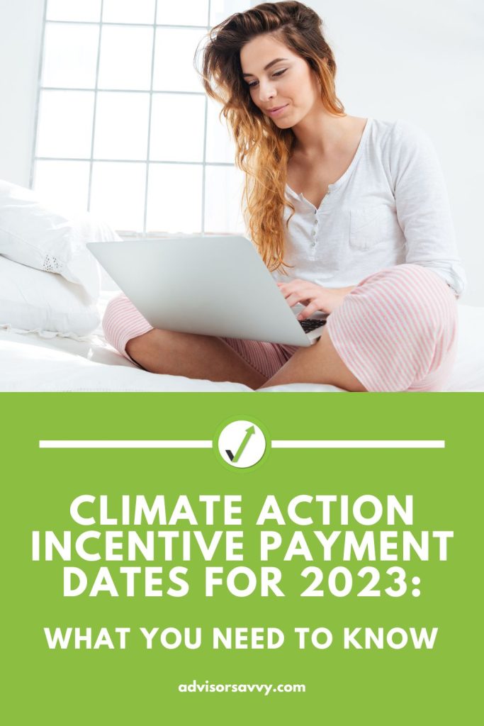 Climate Action Incentive Payment Dates for 2023