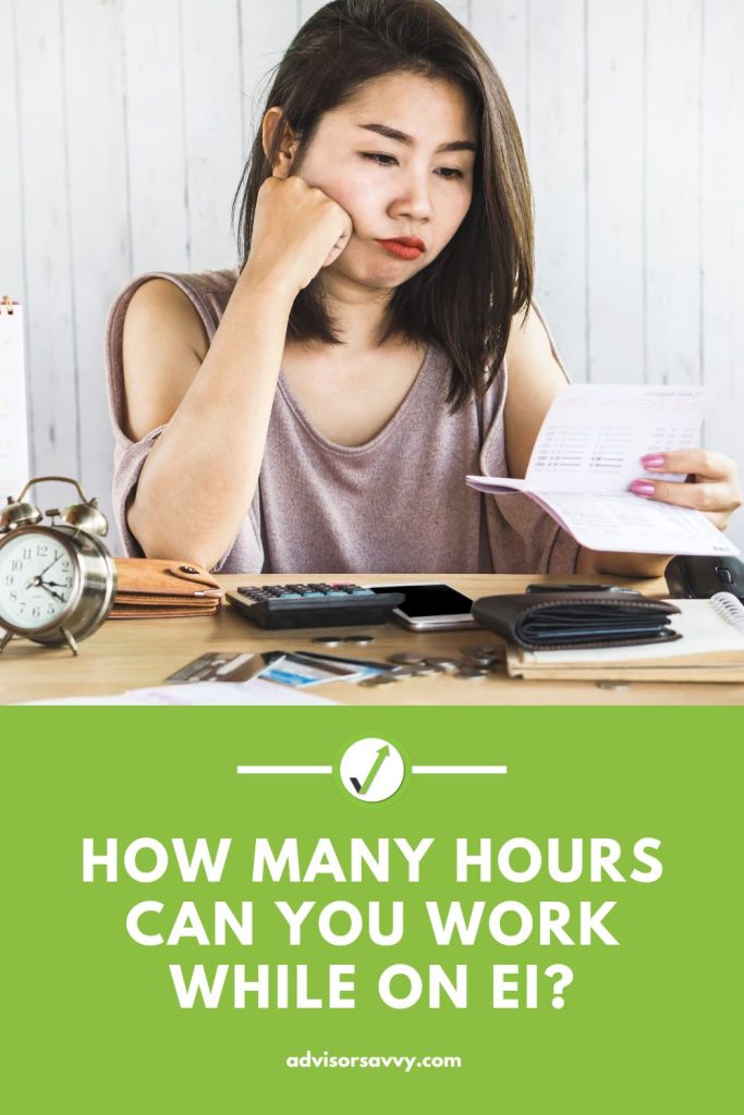 How many hours can you work while on EI