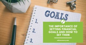 importance of setting financial goals