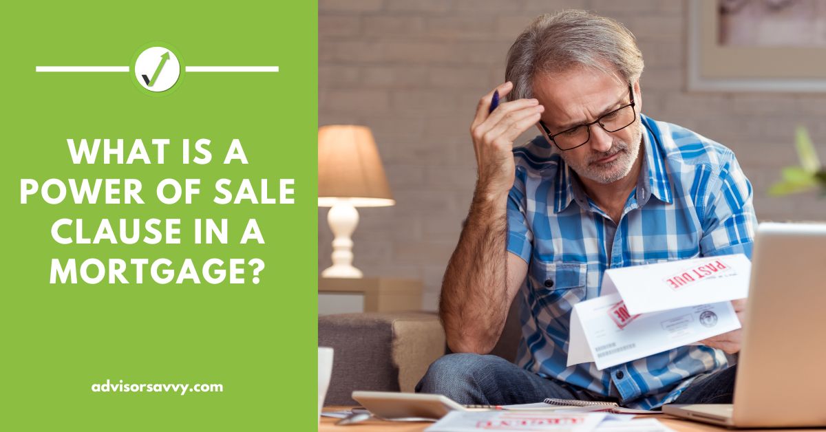 What is a power of sale clause in a mortgage